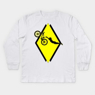 MTB - Epic Slopestyle Bike Jump Vintage Kids Long Sleeve T-Shirt